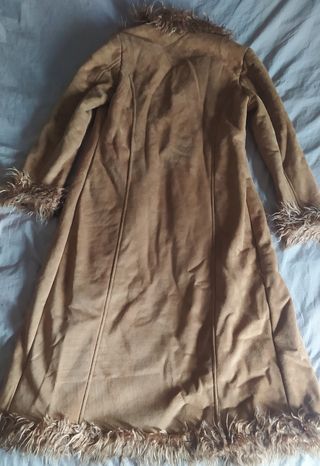 Abrigo largo vintage mujer