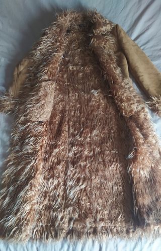 Abrigo largo vintage mujer