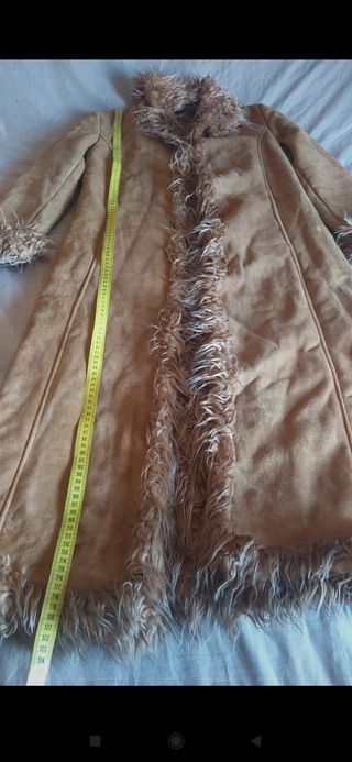 Abrigo largo vintage mujer