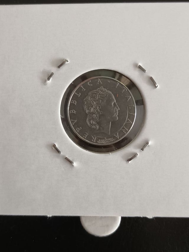 50 L. MINI 1992 REPUBBLICA SEGNO ZECCA "R" ASSENTE