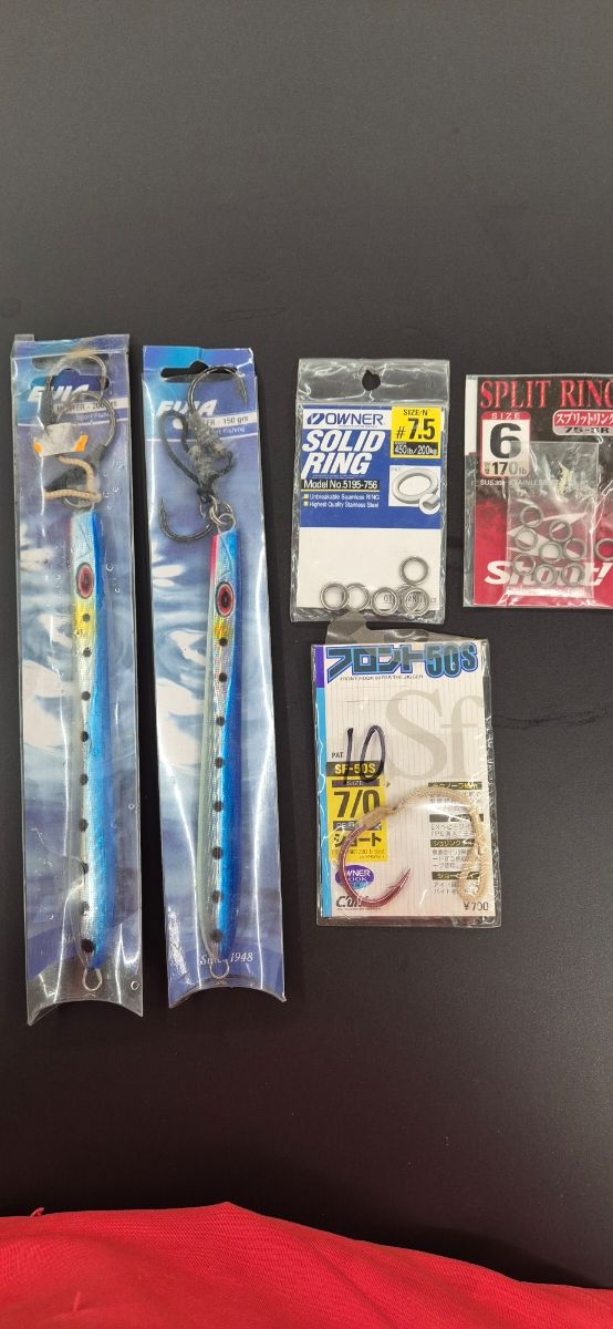 Pack señuelos metálicos pesca