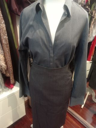 Conjunto traje falda.S