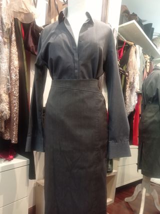 Conjunto traje falda.S