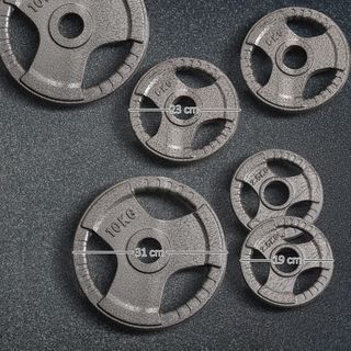 Set di 6 Dischi Pesi per Bilanciere e Manubri 2.5-