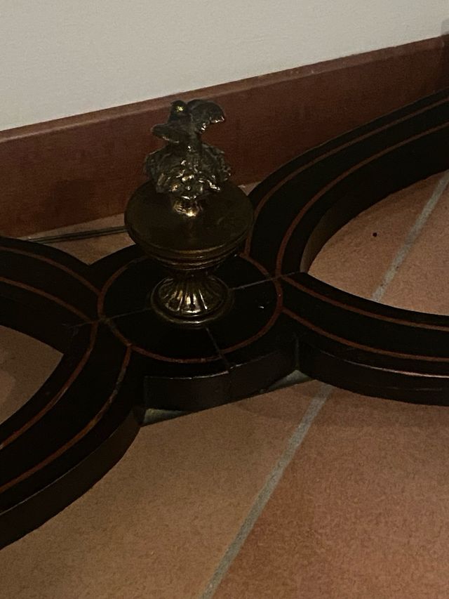 Tavolino  intarsiato fine 800