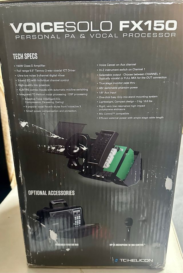 Monitor personale TC Helicon Voice solo FX150 