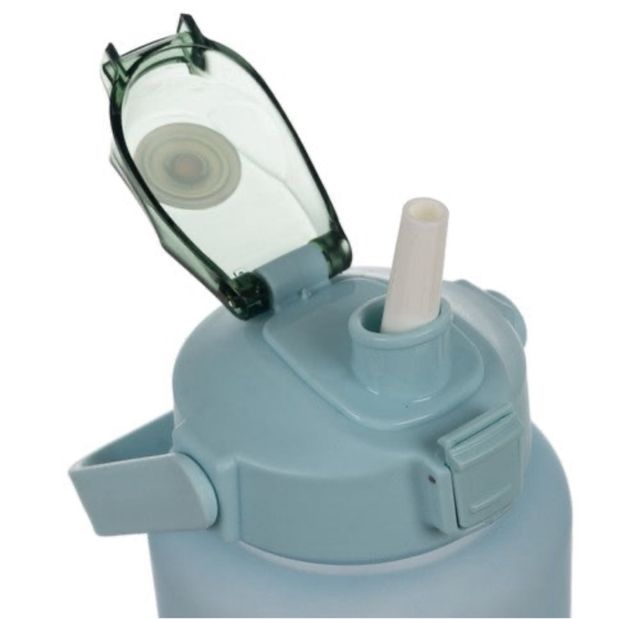 Botella de agua motivacional 2 litros