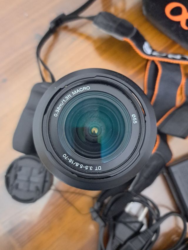 Cámara sony Alfa 200