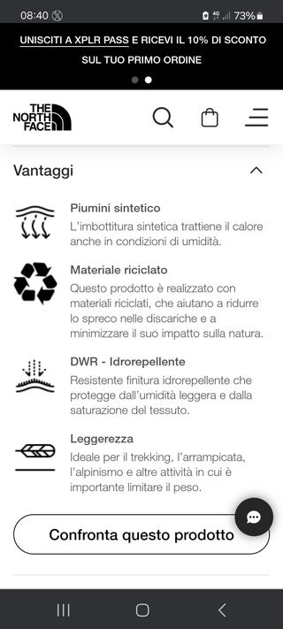 The north face Himalayan light