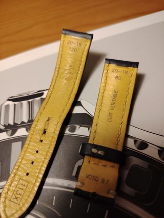 Correa original breitling azul