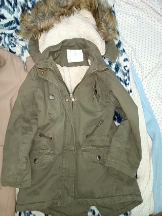 Chaqueton parka de niña