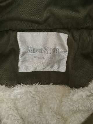 Chaqueton parka de niña