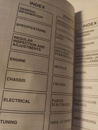 Manual de propietario Yamaha WR250F
