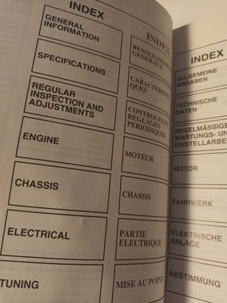 Manual de propietario Yamaha WR250F