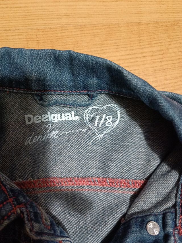 Chaqueta vaquera desigual 7-8
