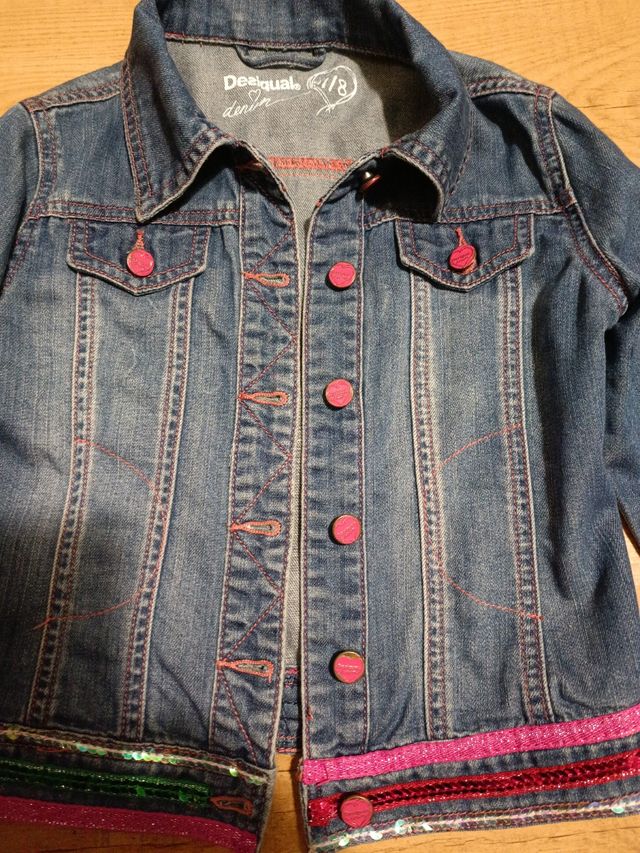 Chaqueta vaquera desigual 7-8