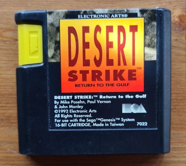 Juego Desert Strike SEGA