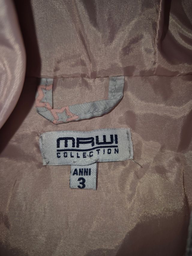 Giacca imbottita bambina 3 anni