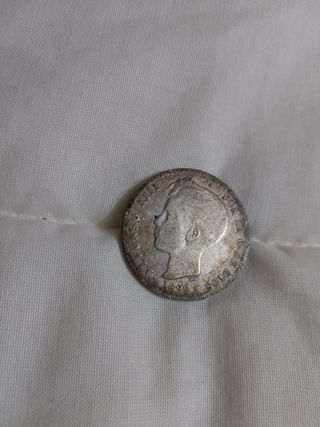 1 peseta Alfonso XIII año 1899