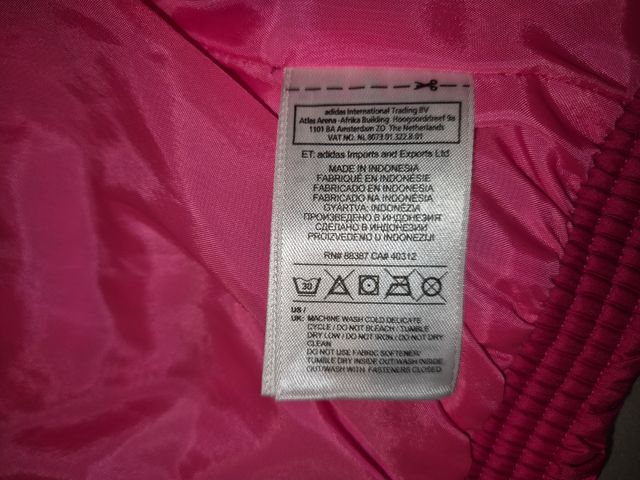 Adidas giubbotto bimba 3-6 mesi