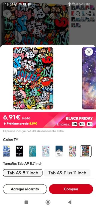 Funda tablet 