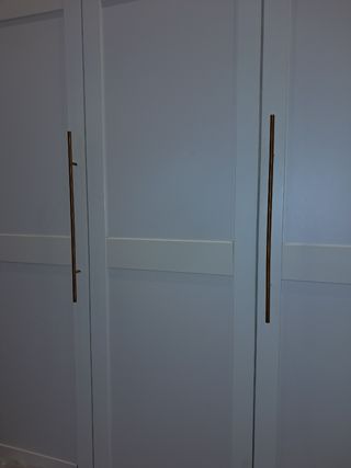 3 tiradores de armario cómoda acero inox largos