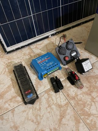 placa solar camper kit