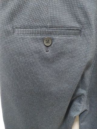 Pantalones grises cuadros de vestir