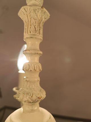 Lampara bronce restaurada.