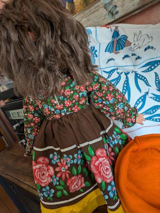 Bambola vintage italiana contry