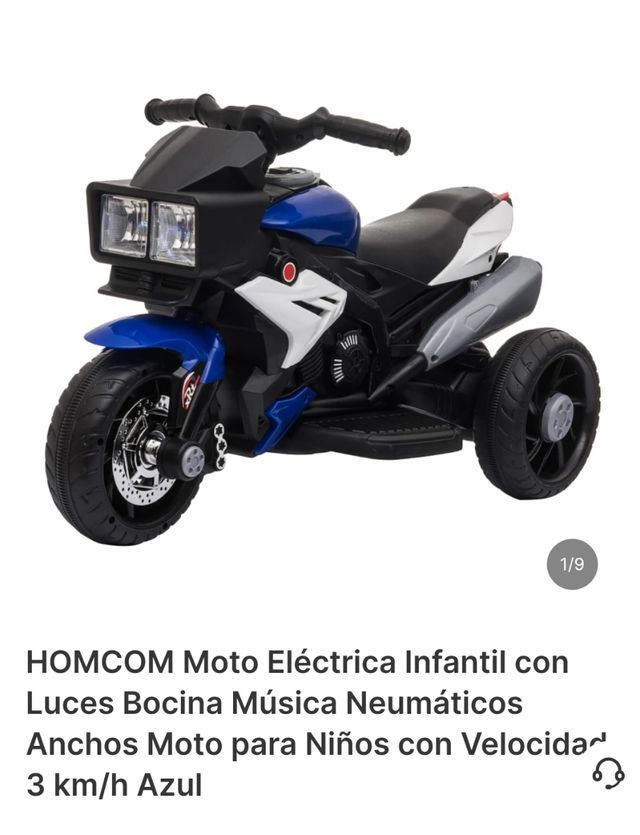 Moto eléctrica infantil