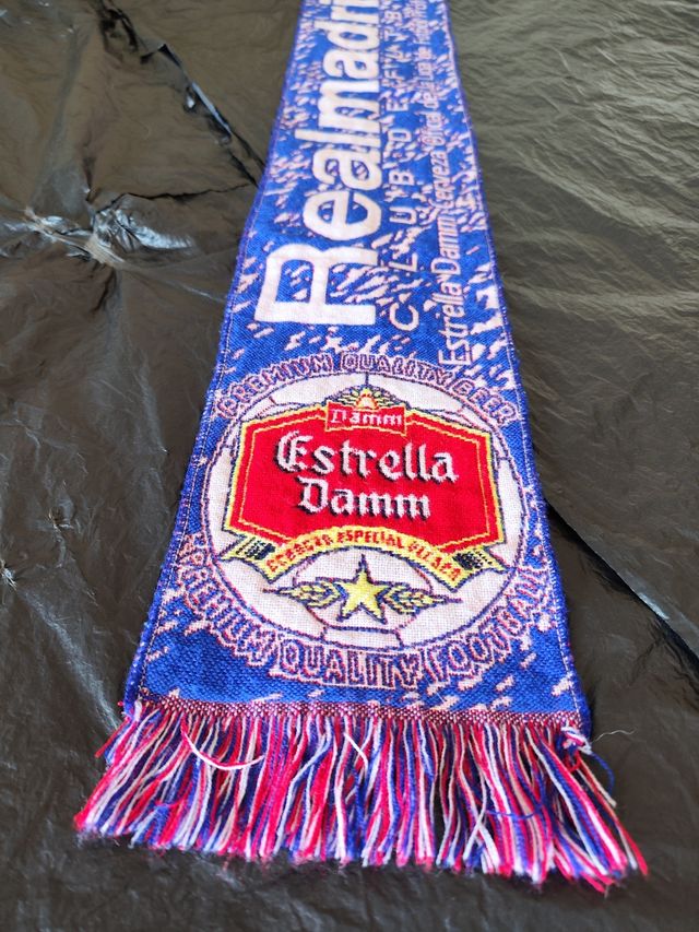 Bufanda fútbol Real Madrid Estrella Damm