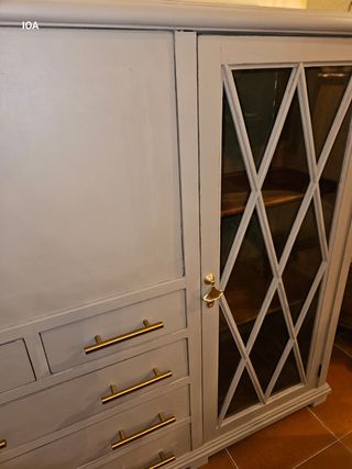 Vitrina antigua restaurada