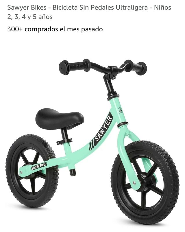 Bicicleta sin pedales