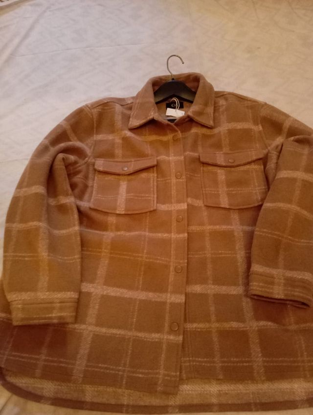 abrigo marron para mujer talla xl