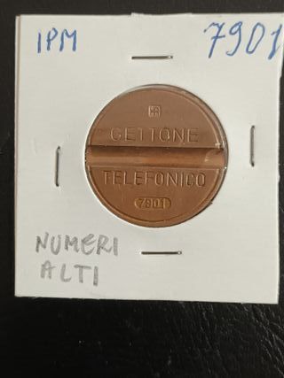 Gettone Telefonico IPM7901 con numeri bassi e alti