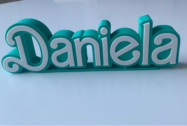 Letrero nombre personalizado