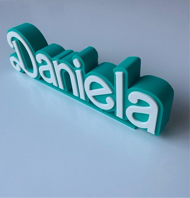 Letrero nombre personalizado