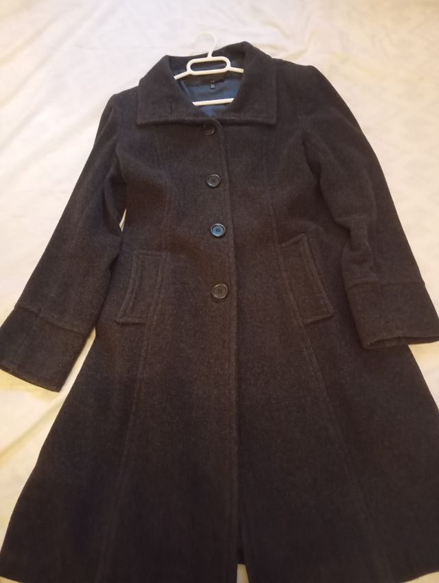 abrigo para mujer negro