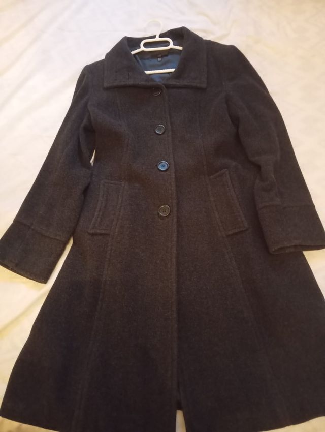 abrigo para mujer negro