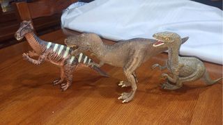 Giocattoli Velociraptor, T-Rex, Iguanodon