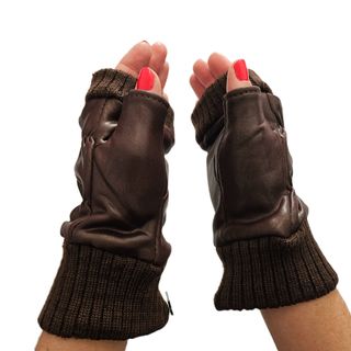 3 Pares de Guantes Sin Dedo para Invierno de Mujer