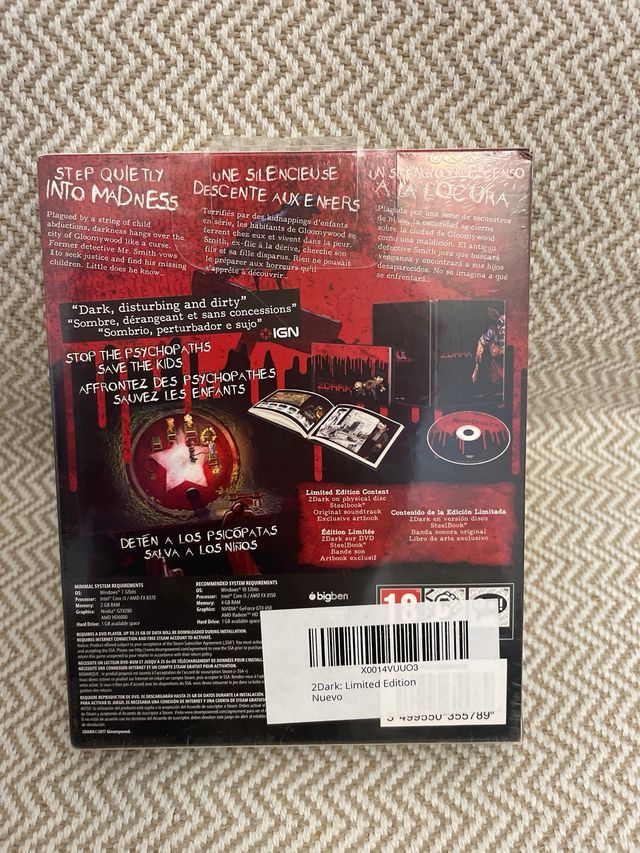 Videojuego 2Dark con precinto