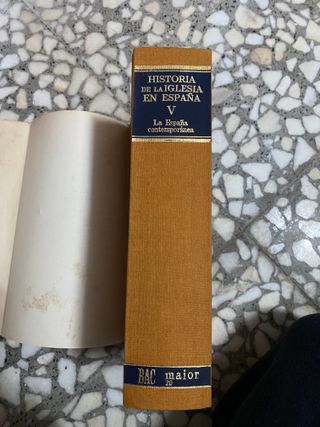Colección Historia de la Iglesia en España.7 tomos