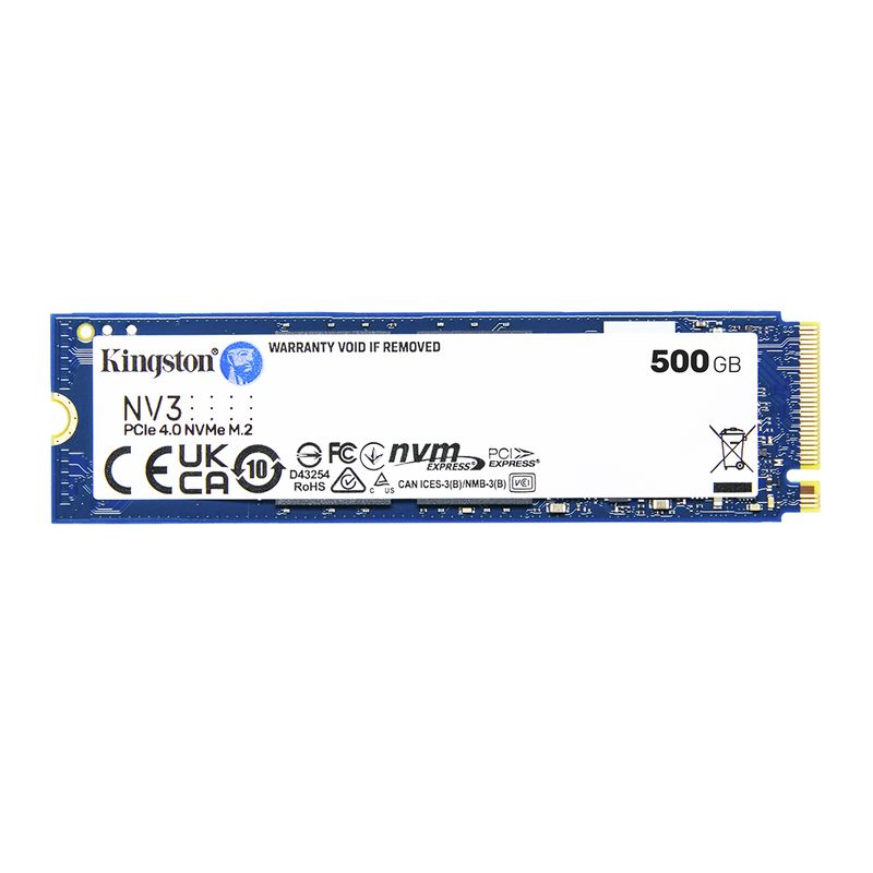 Kingston NV3 500GB NVMe PCIe 4.0 hasta 5.000MB/s