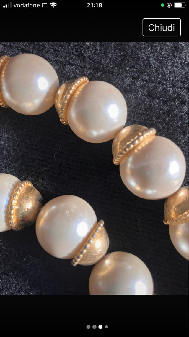 Collana grandi perle
