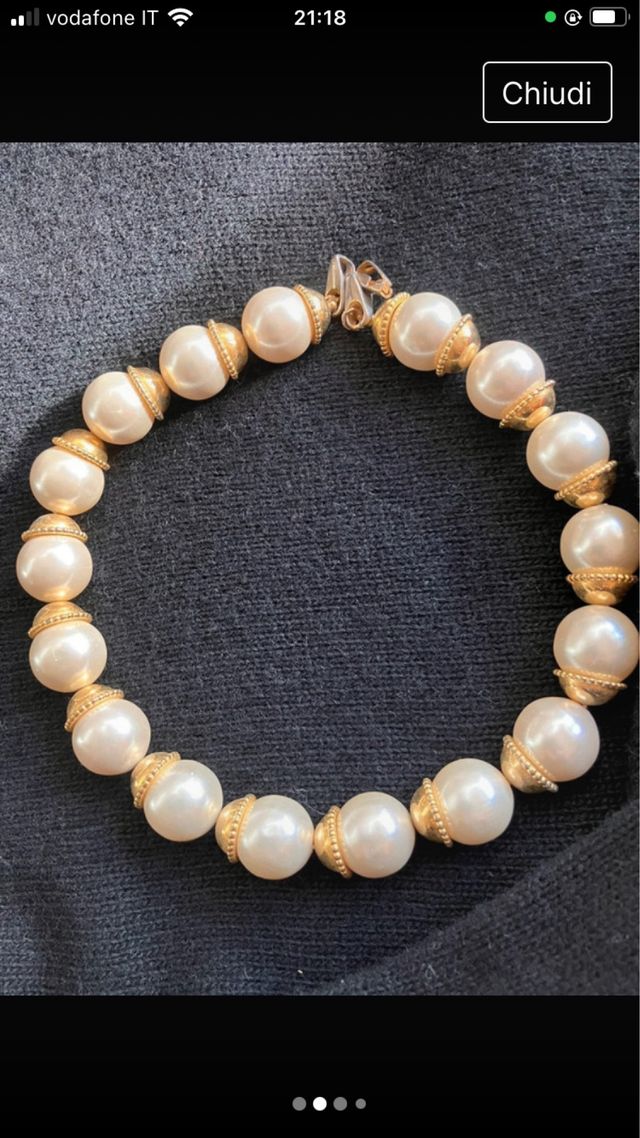 Collana grandi perle