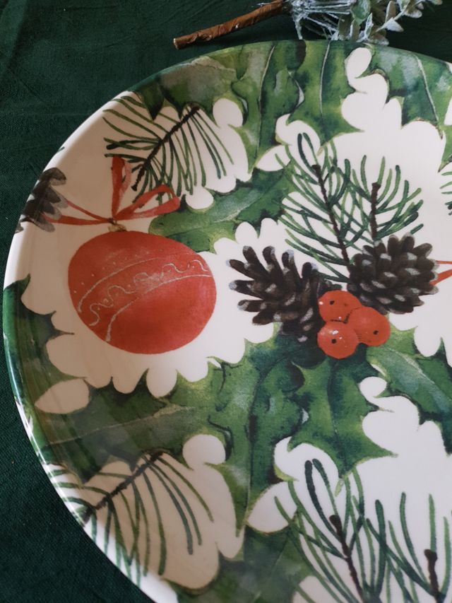 Ensaladera bolas Navidad.