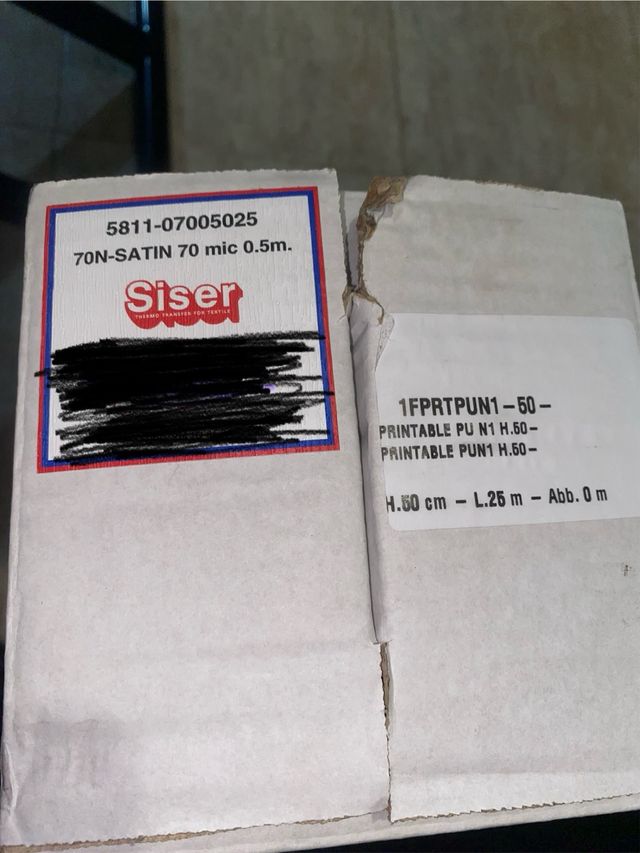 Vinilo textil imprimible siser