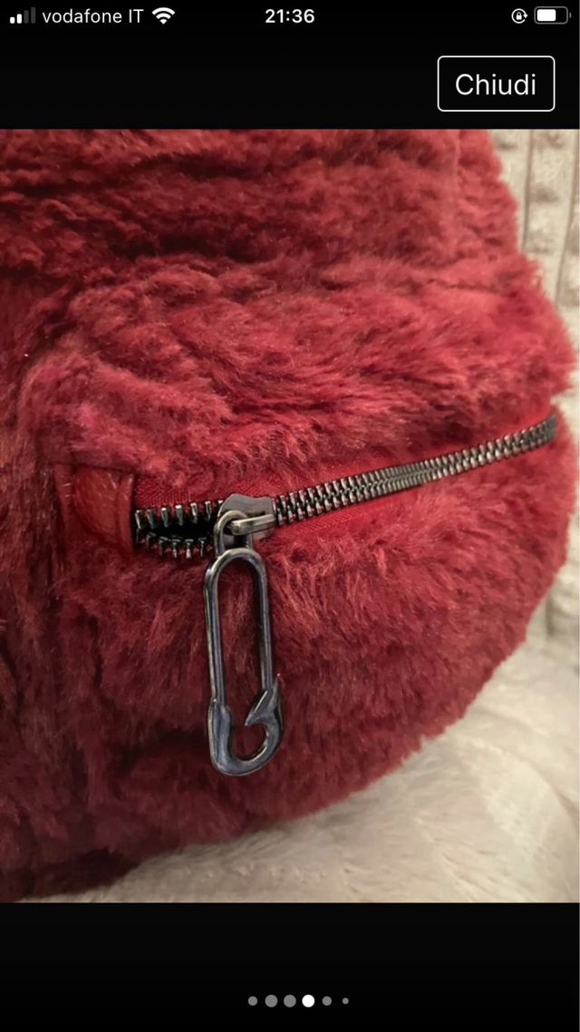 Zainetto rosso con orecchie